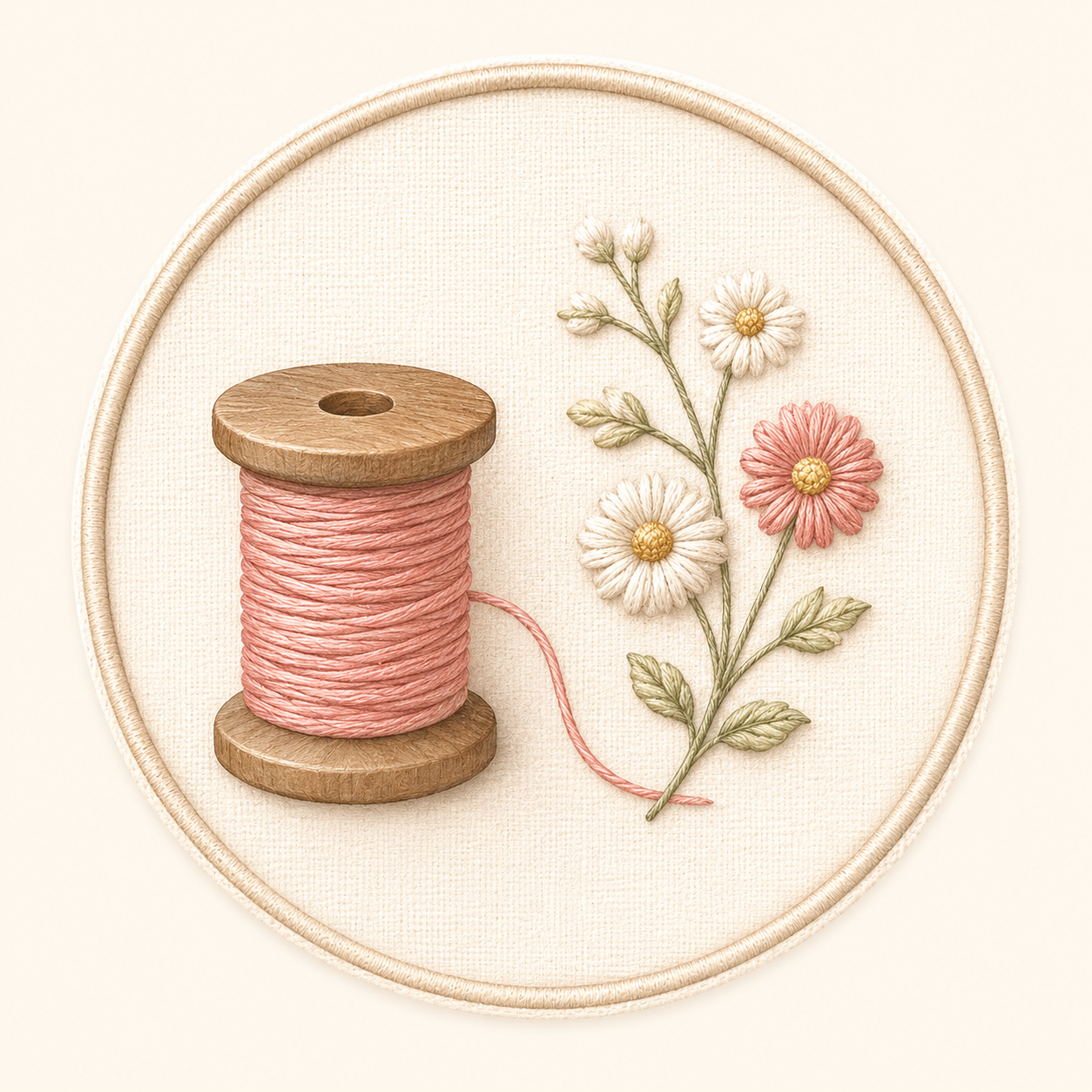 刺繍ハンドメイドLab ロゴ